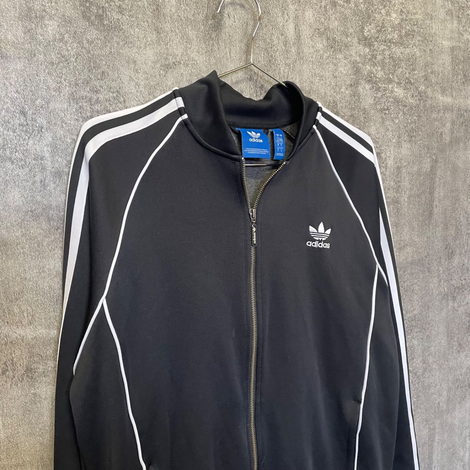 Y-735】adidas アディダスオリジナルス トラックジャケット 黒 