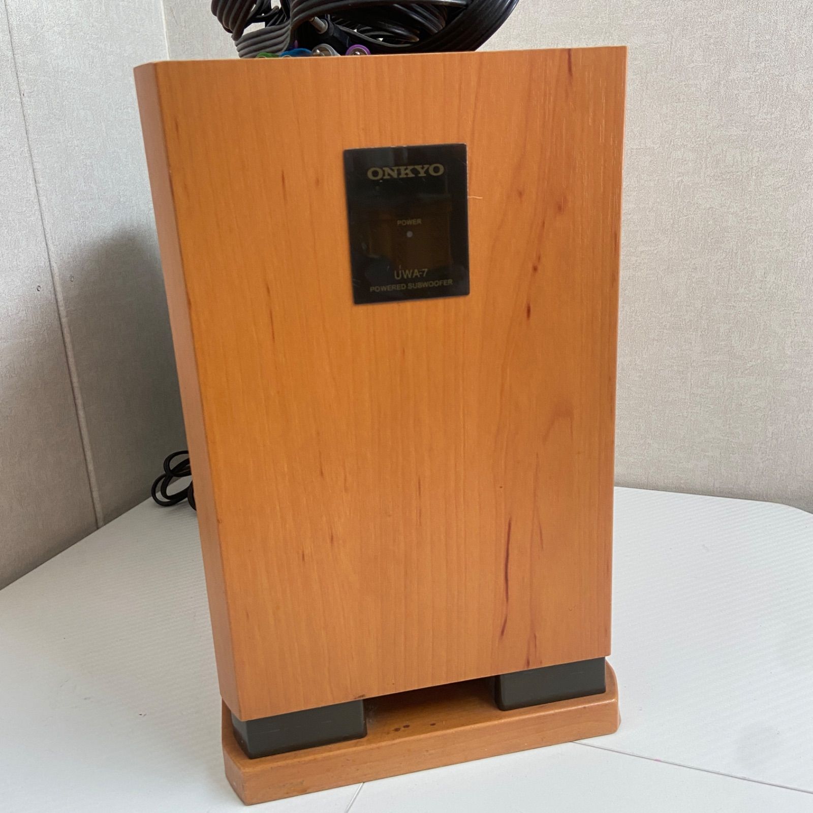 ONKYO オンキョー アンプ内蔵サブウーファー UWA-7PAW - メルカリ