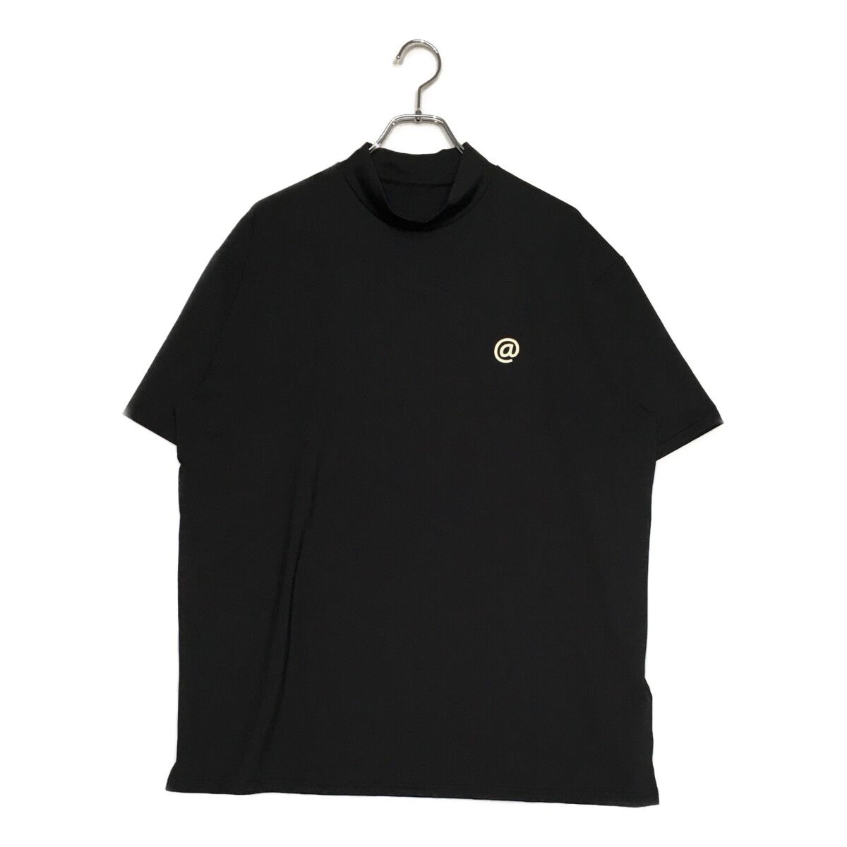 メンズ アンティカゴルフ ANTIQUA GOLF 半袖シャツ L 黒 ブラック