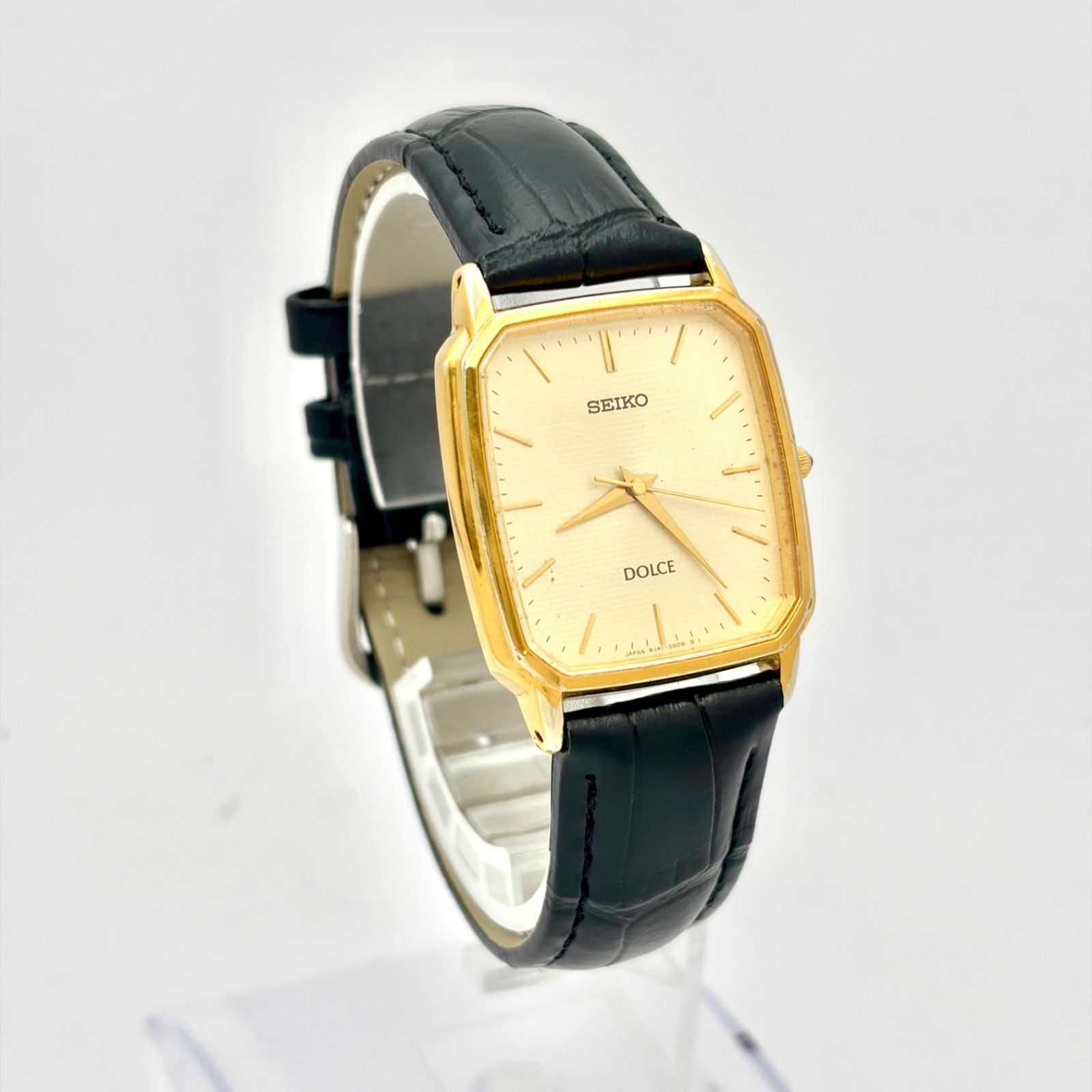 新品電池】SEIKO セイコー DOLCE ドルチェ メンズ 腕時計 オクタゴン 