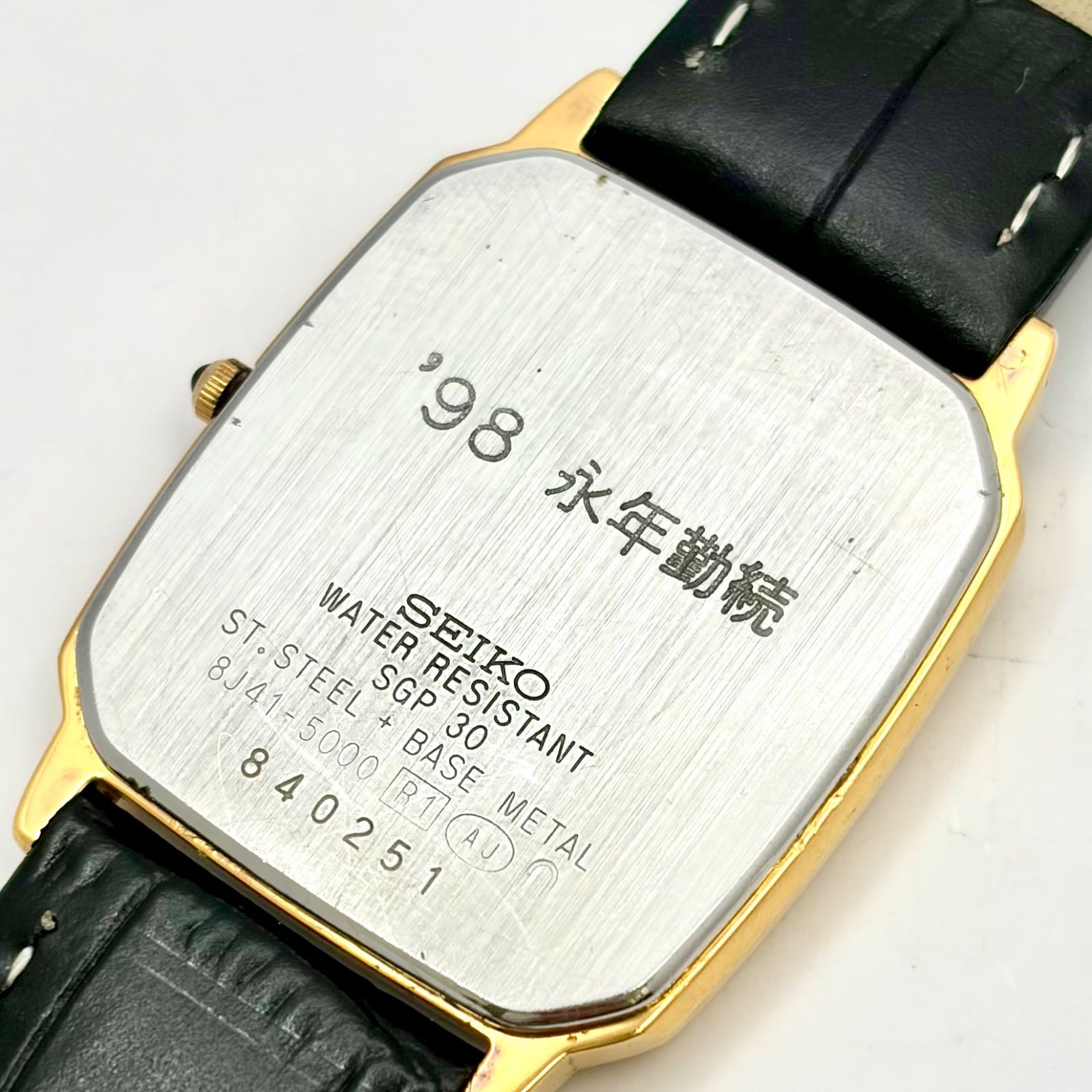 新品電池】SEIKO セイコー DOLCE ドルチェ メンズ 腕時計 オクタゴン 