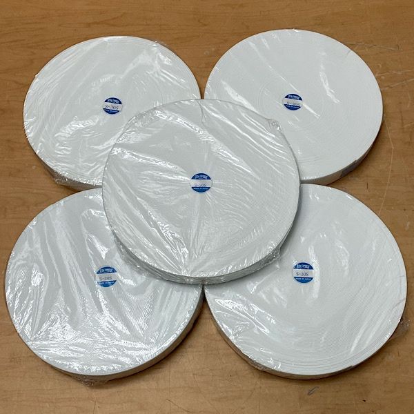 【未使用】SUN OPERA/サンオペラ 織ゴム S-30S 30mm幅×30m巻 白 5本セット 平ゴム ●133112