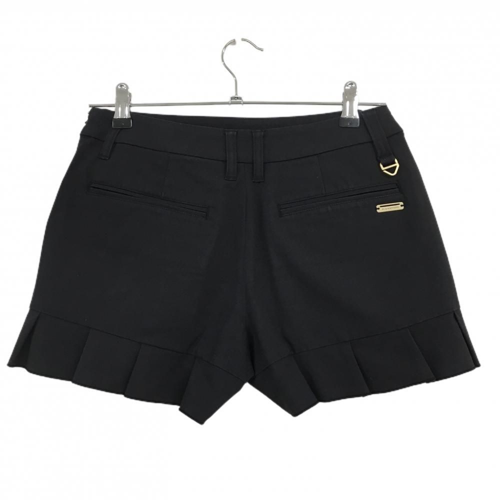 美品】セントアンドリュース ショートパンツ 黒 フリル 麻混