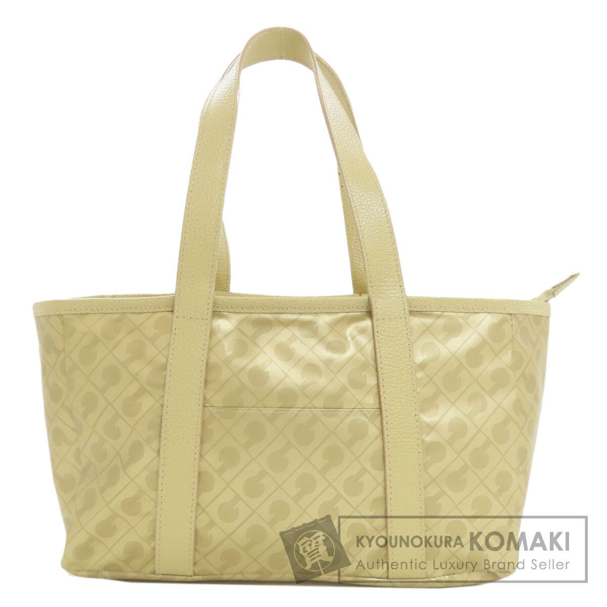 GHERARDINI ゲラルディーニ ロゴモチーフ ソフティ ハンドバッグ ポリエステル ポリウレタンコーティング レディース [中古]