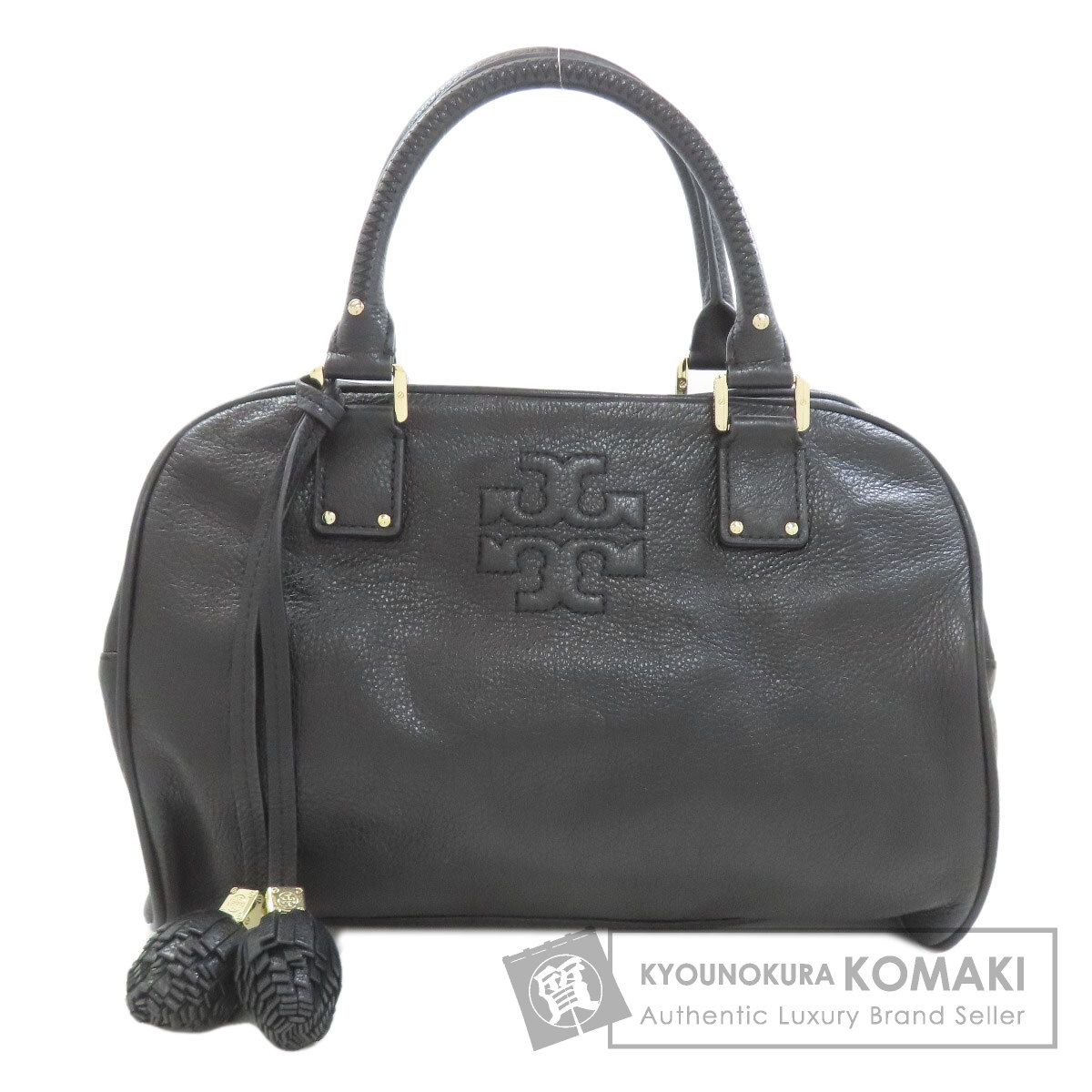 Tory Burch トリーバーチ ロゴ ハンドバッグ レザー レディース [中古]
