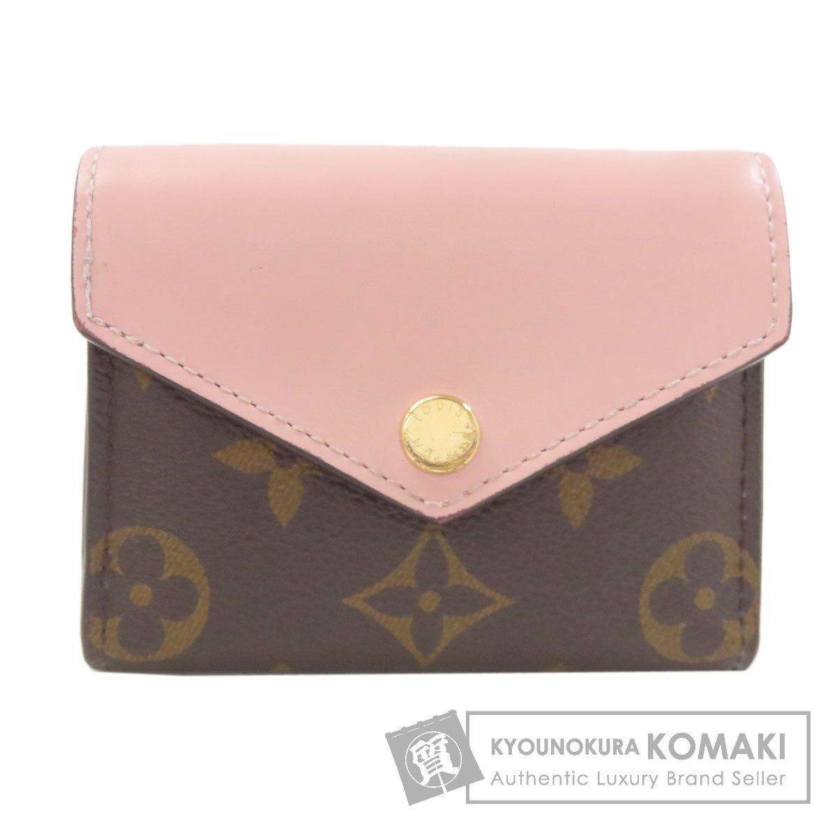 LOUIS VUITTON ルイヴィトン M62933 ポルトフォイユ・ゾエ 二つ折り財布（小銭入れあり） モノグラムキャンバス レディース [中古]