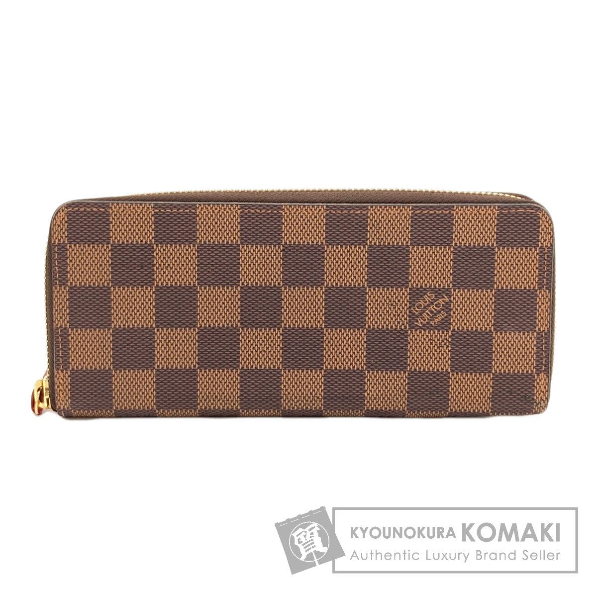 LOUIS VUITTON ルイヴィトン N60534 ポルトフォイユ・クレマンス 長財布（小銭入れあり） ダミエキャンバス レディース [中古]
