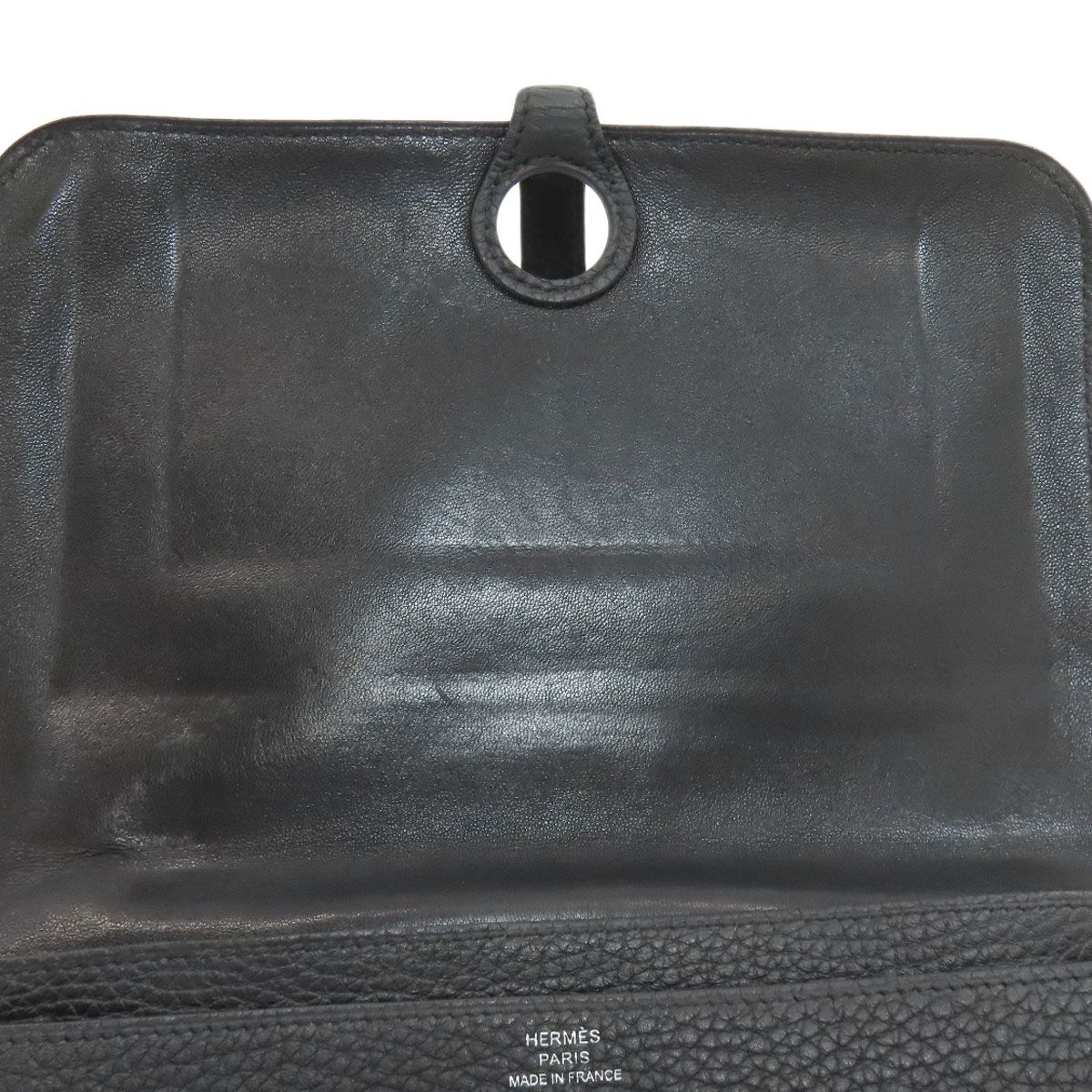 HERMES エルメス ドゴンGM デュオ シルバー金具 長財布（小銭入れあり 