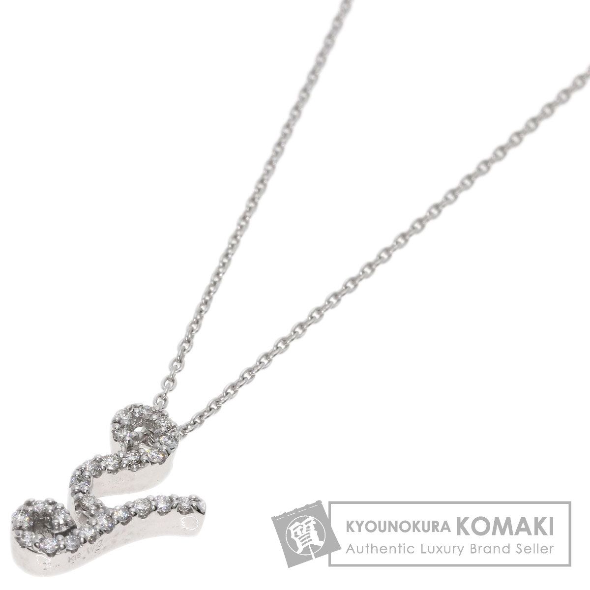 Ponte Vecchio ポンテヴェキオ イニシャルY ダイヤモンド ネックレス K18WG レディース [中古] 74,960円