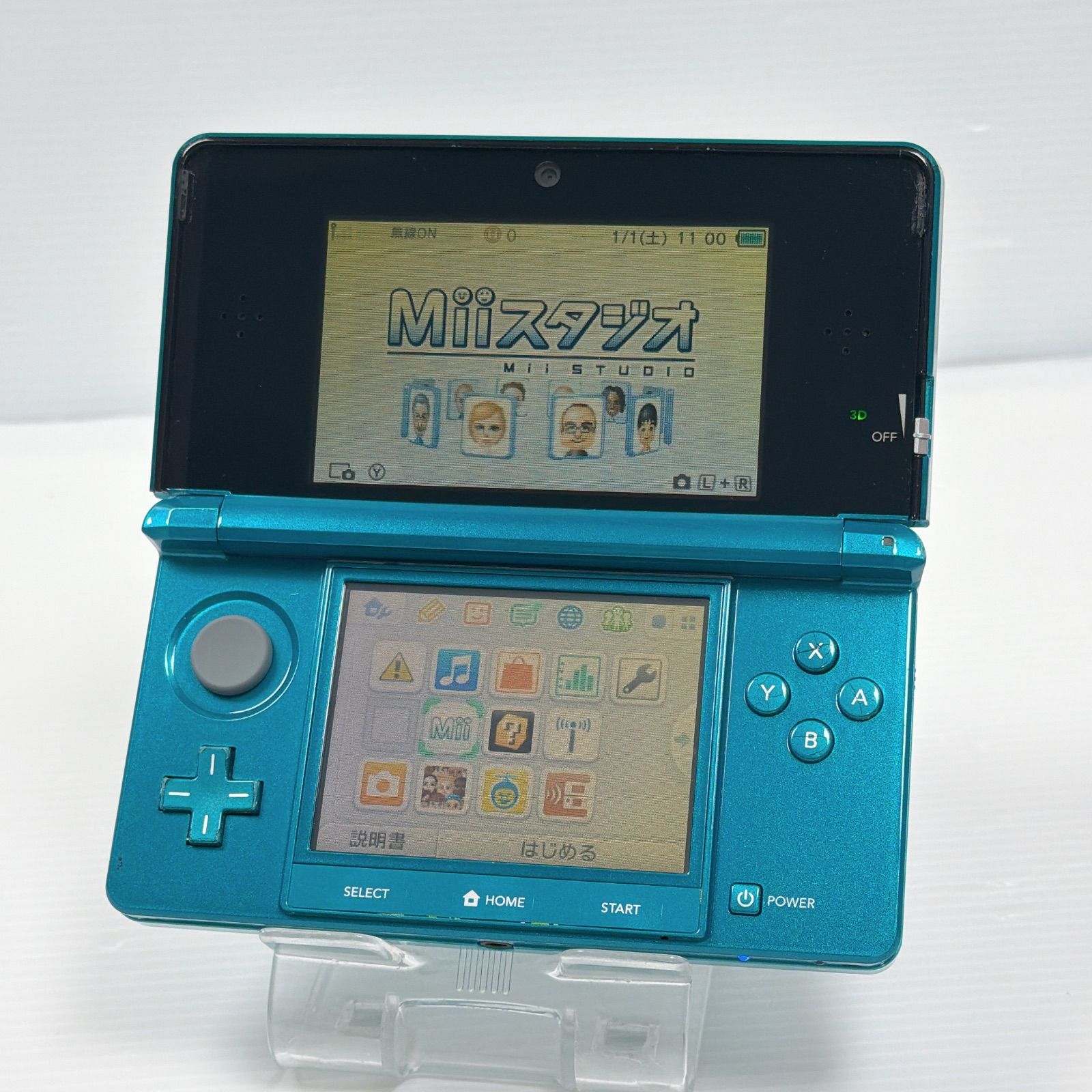 ニンテンドー 3DS アクアブルー 遊べるセット 動作確認済み ds 3ds 3DS