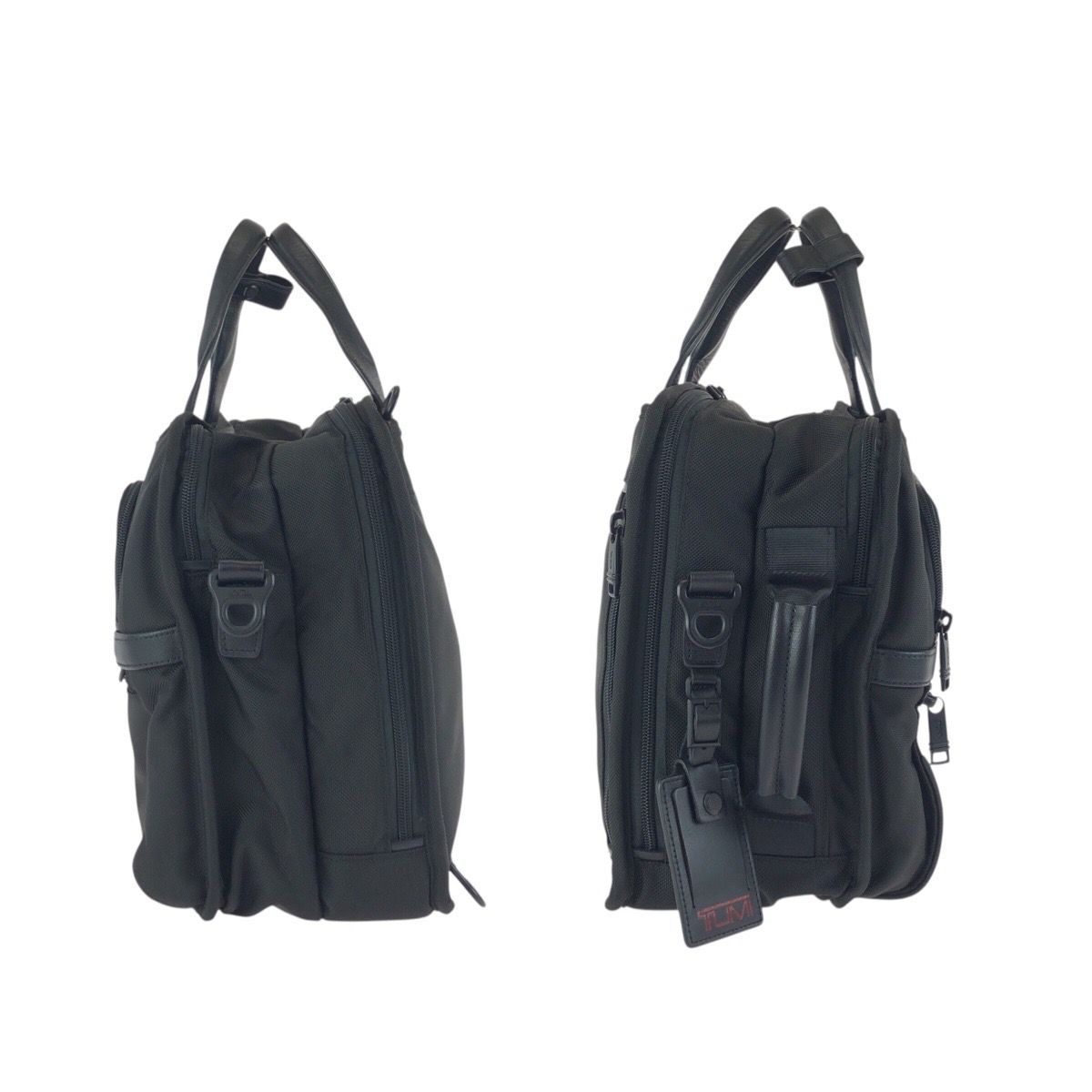 美品 TUMI トゥミ Alpha 3 ブラック 黒 ナイロン 2603180D3E ビジネス 