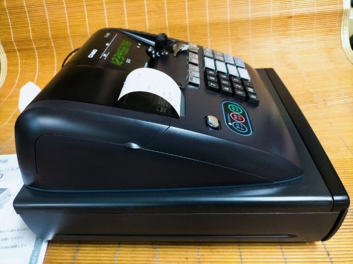 カシオレジスター TE-M80 中古品 人気機種感熱紙 送料無料 056001