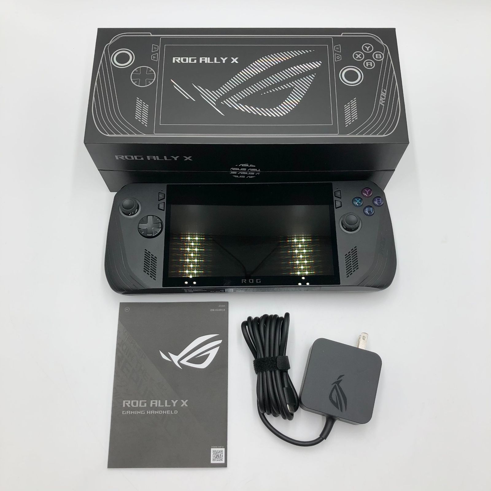 ASUS ゲーミングPC ROG Ally X RC72LA 7インチ Ryzen Z1 Extreme メモリ 24GB SSD 1TB リフレッシュレート120Hz Windows11 ポータブル 重量678g ブラック RC72LA-Z1E24G1T