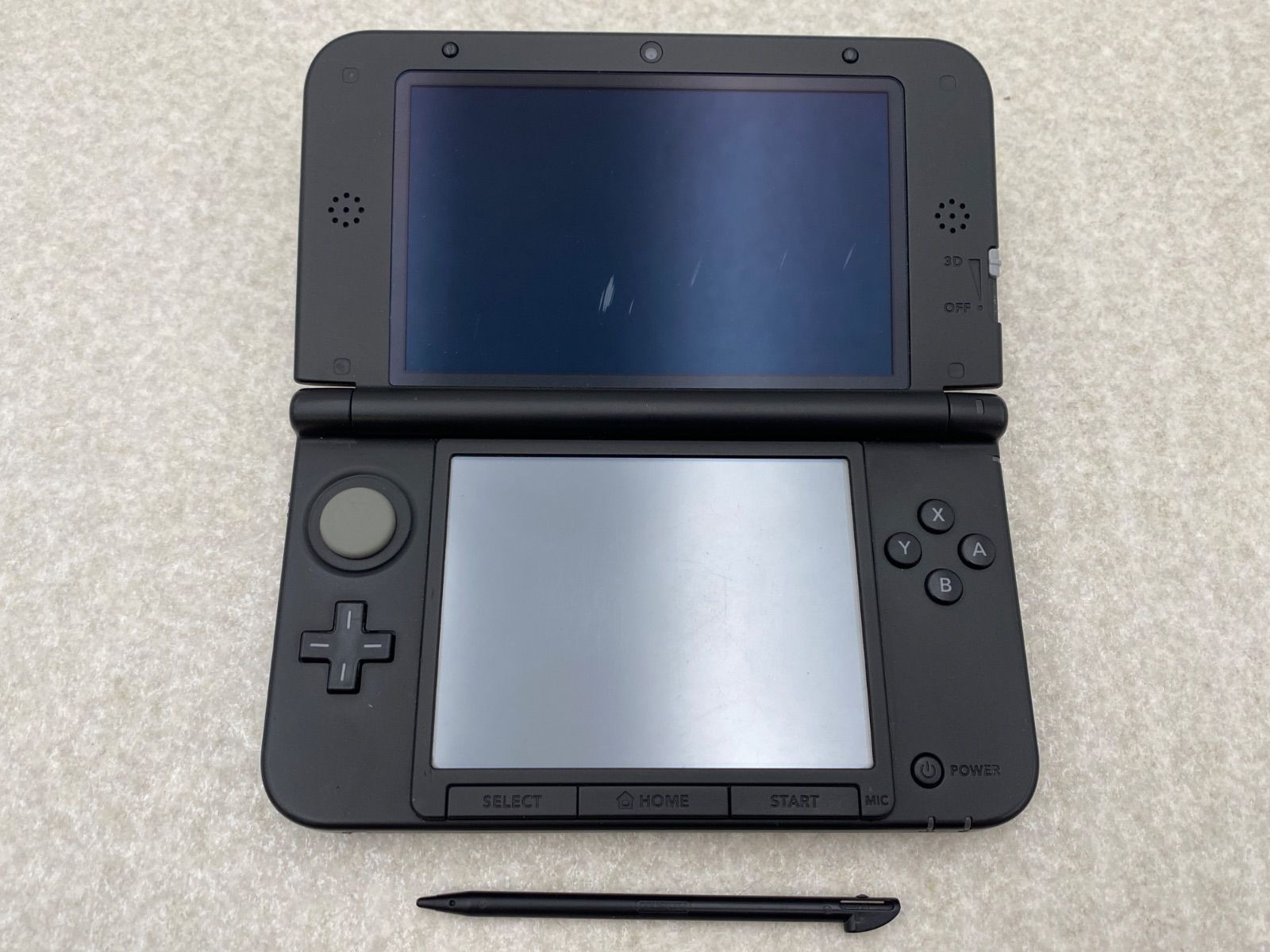 ニンテンドー3DSLL本体 シルバー×ブラック 0012568670 ジャンク-特価