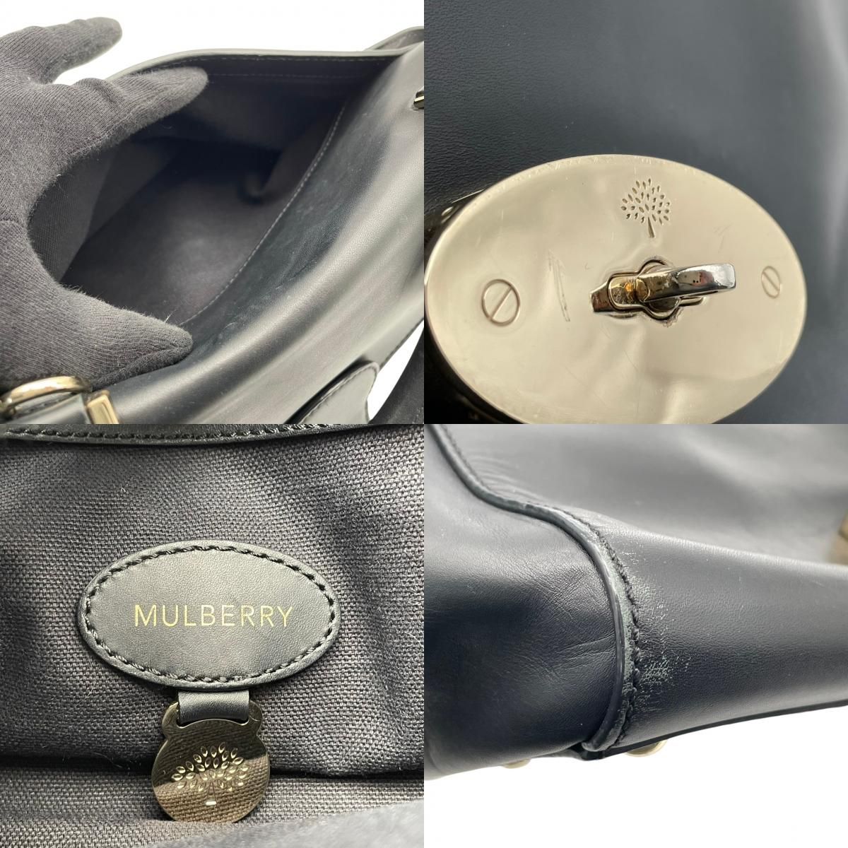 美品】マルベリー Mulberry ハンドバッグ ショルダーバッグ 2WAY 