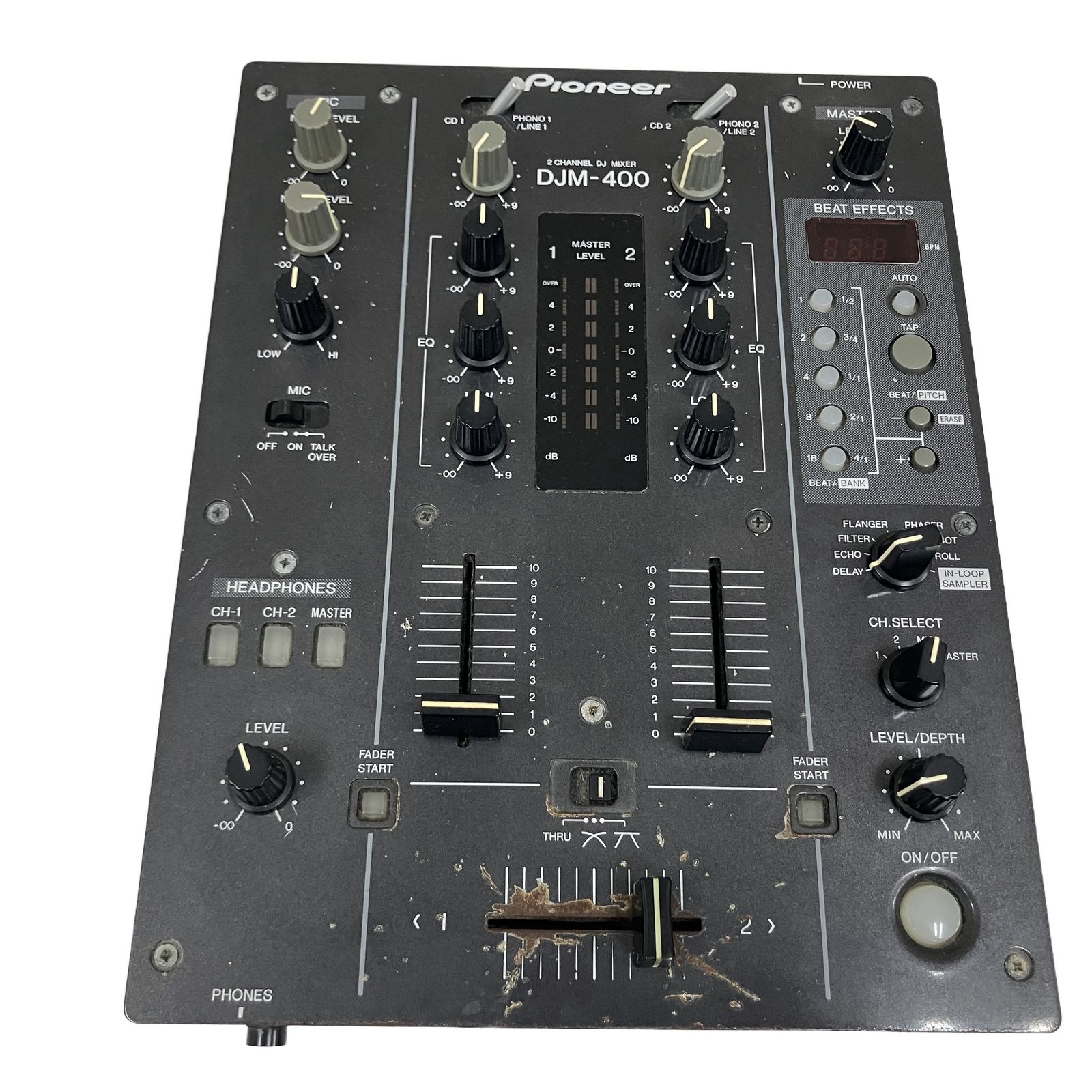 Pioneer DJM-400 DJミキサー ミキシング チャンネルミキサー 音響機材 パイオニア ジャンク O11233024