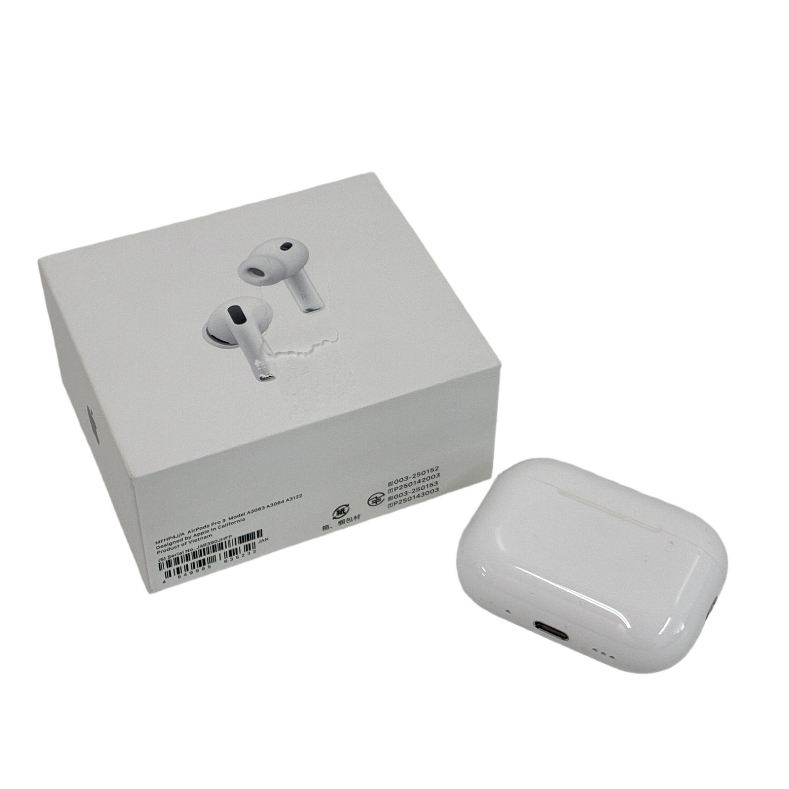 Apple AirPods Pro 第3世代 MFHP4J/A ホワイト ワイヤレスイヤホン オーディオ 中古 T11222332