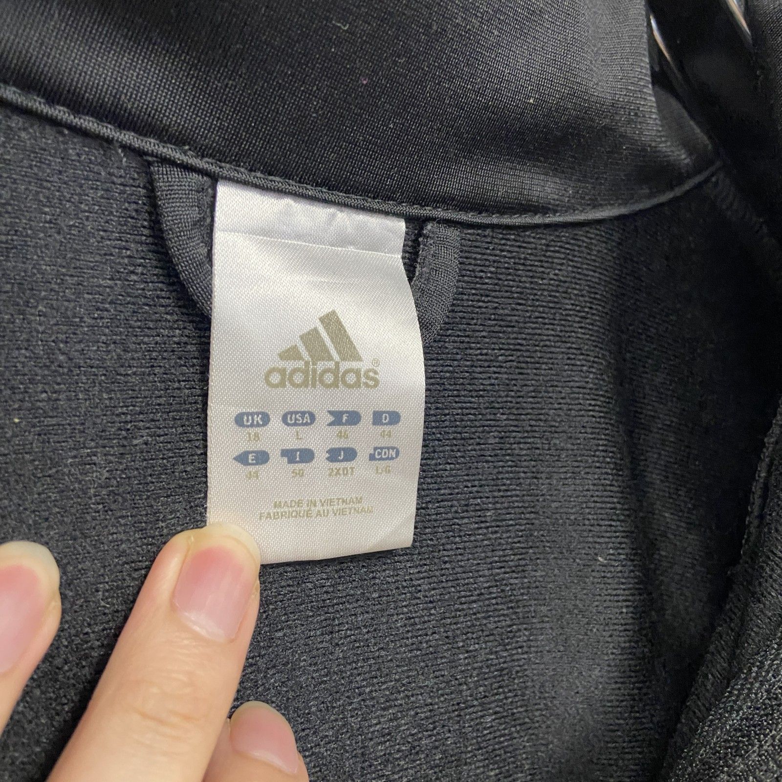 00s adidas アディダス トラックジャケット/ジャージ ヴィンテージ 黒 