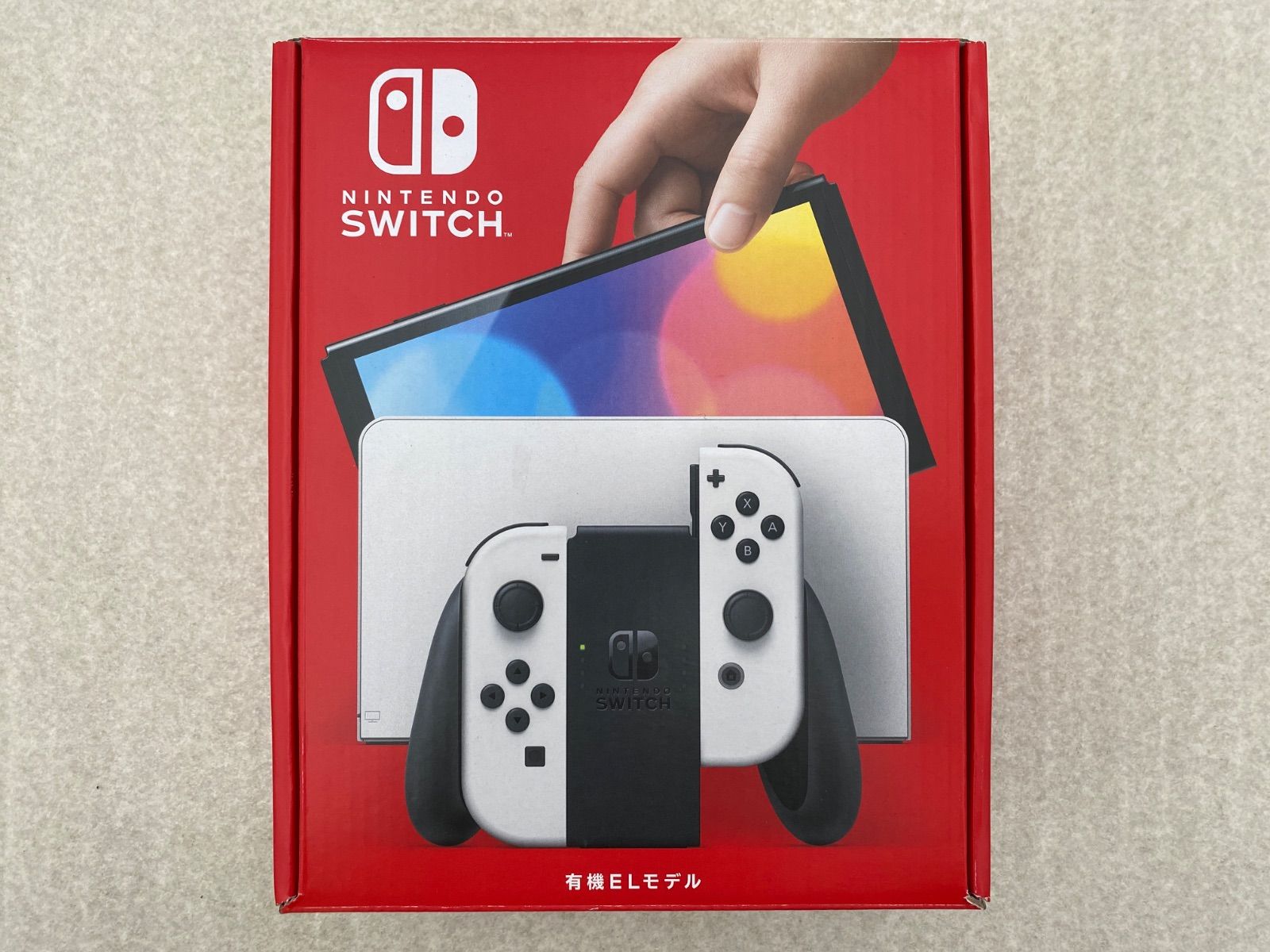 ◆Nintendo Switch 有機ELモデル Joy－Con（L）／（R） ホワイト　0013417360　動作品