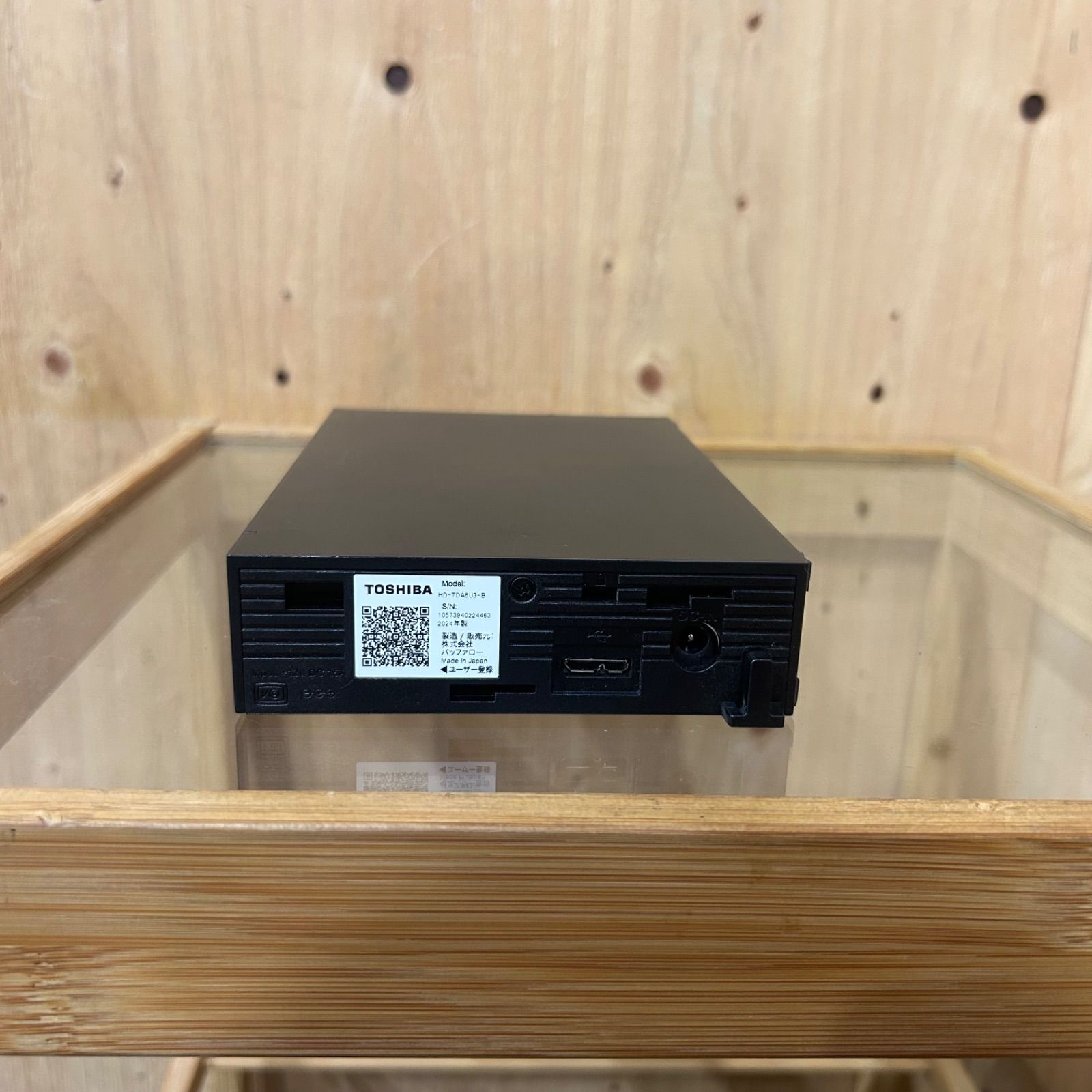 東芝　BAFFALO 外付けHDD HD-TDA6U3-B ジャンク ジャンク TOSHIBA 外付けHDD HD-TDA6U3-B - メルカリ