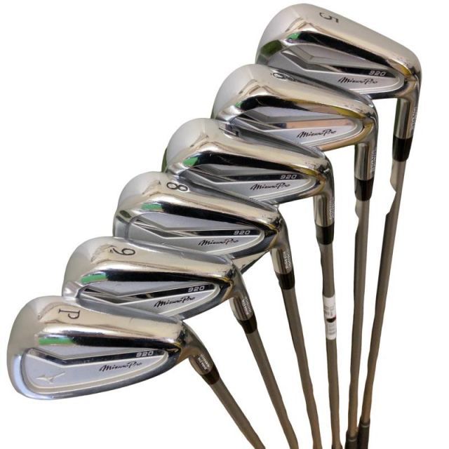 【中古】 ミズノ Mizuno Pro 920 6S アイアンセット IR 純正特注シャフト (フレックスSR) メンズ 男性用 右利き 右用 Dランク ゴルフクラブ