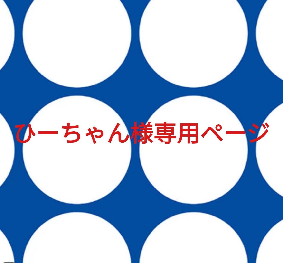 ひーちゃん様専用ページです。