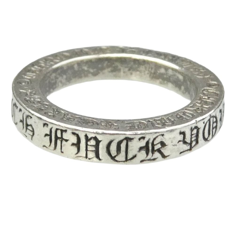 CHROME HEARTS クロムハーツ（原本無） 3mm SPACER FUCKYOU 3mmスペーサー ファックユー リング シルバー系 10号【中古】
