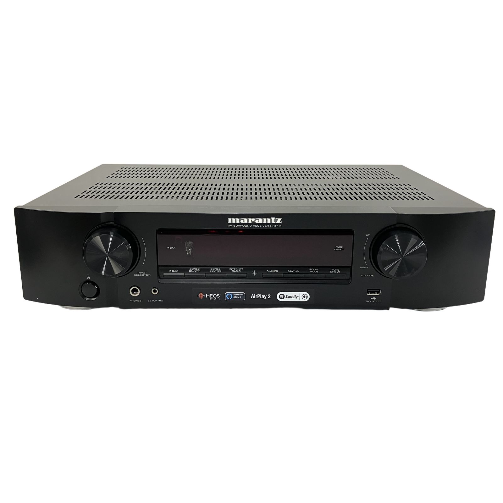 【美品】Marantz NR1711 2021年製 AVアンプ 付属品あり Marantz マランツ NR1711 AVアンプ ブラック 2021年製 音響機材 中古
