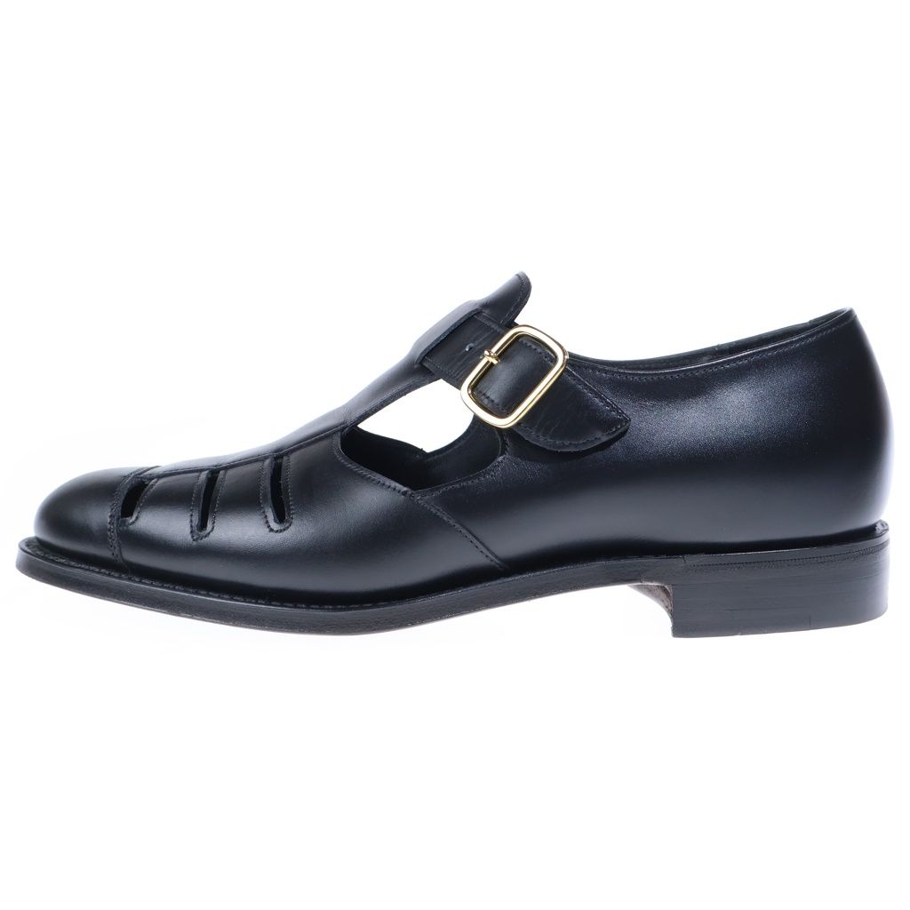 JOSEPH CHEANEY&SONS (ジョセフ チーニー アンドサンズ) グルカサンダル ブラック レザー