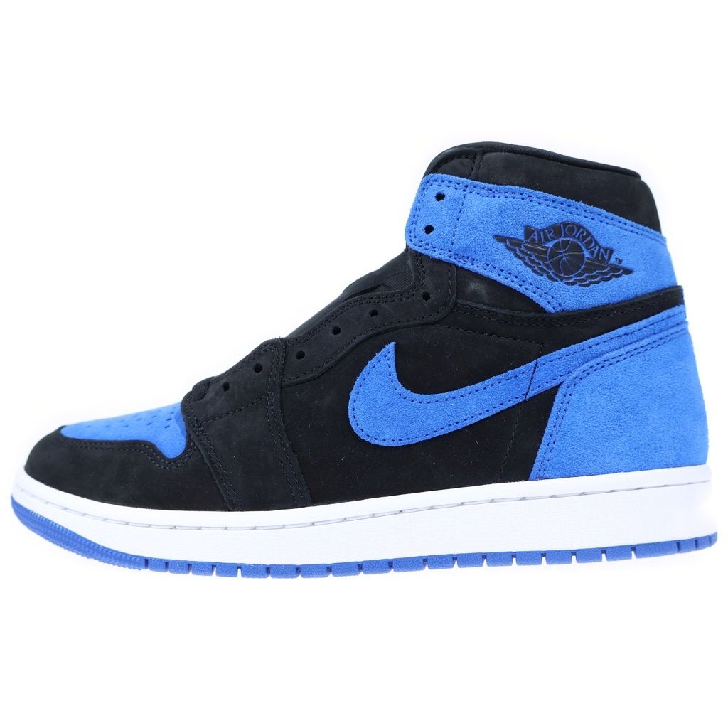 NIKE (ナイキ) AIR JORDAN 1 RETRO HIGH OG ROYAL REIMAGINED DZ5485-042 エアジョーダン1 レトロ ロイヤル リイマジンド ハイカットスニーカー ブラック/ブルー US9/27cm