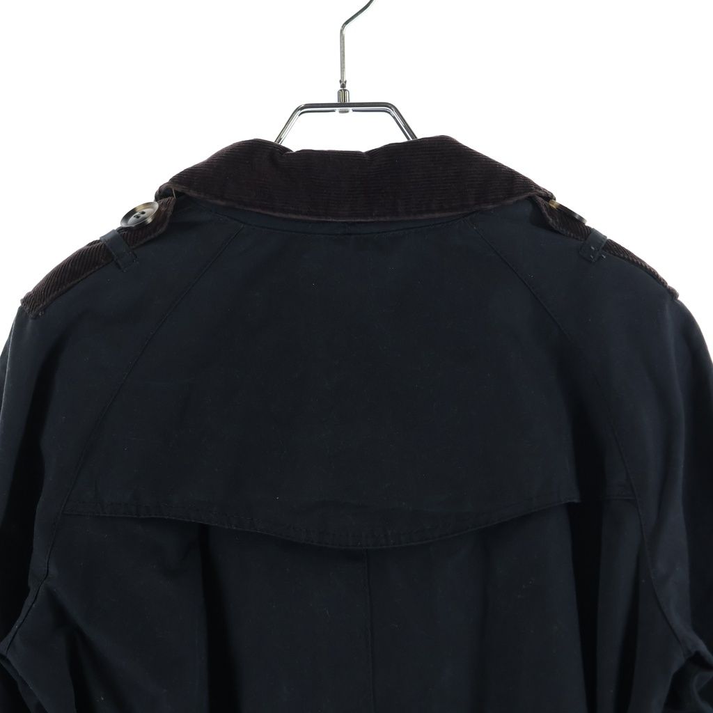 Barbour バブアー CHATSWORTH TRENCH チャッツワース オイルドコットン トレンチコート ブラック 1502373 Barbour (バブアー) CHATSWORTH TRENCH チャッツワース オイルド