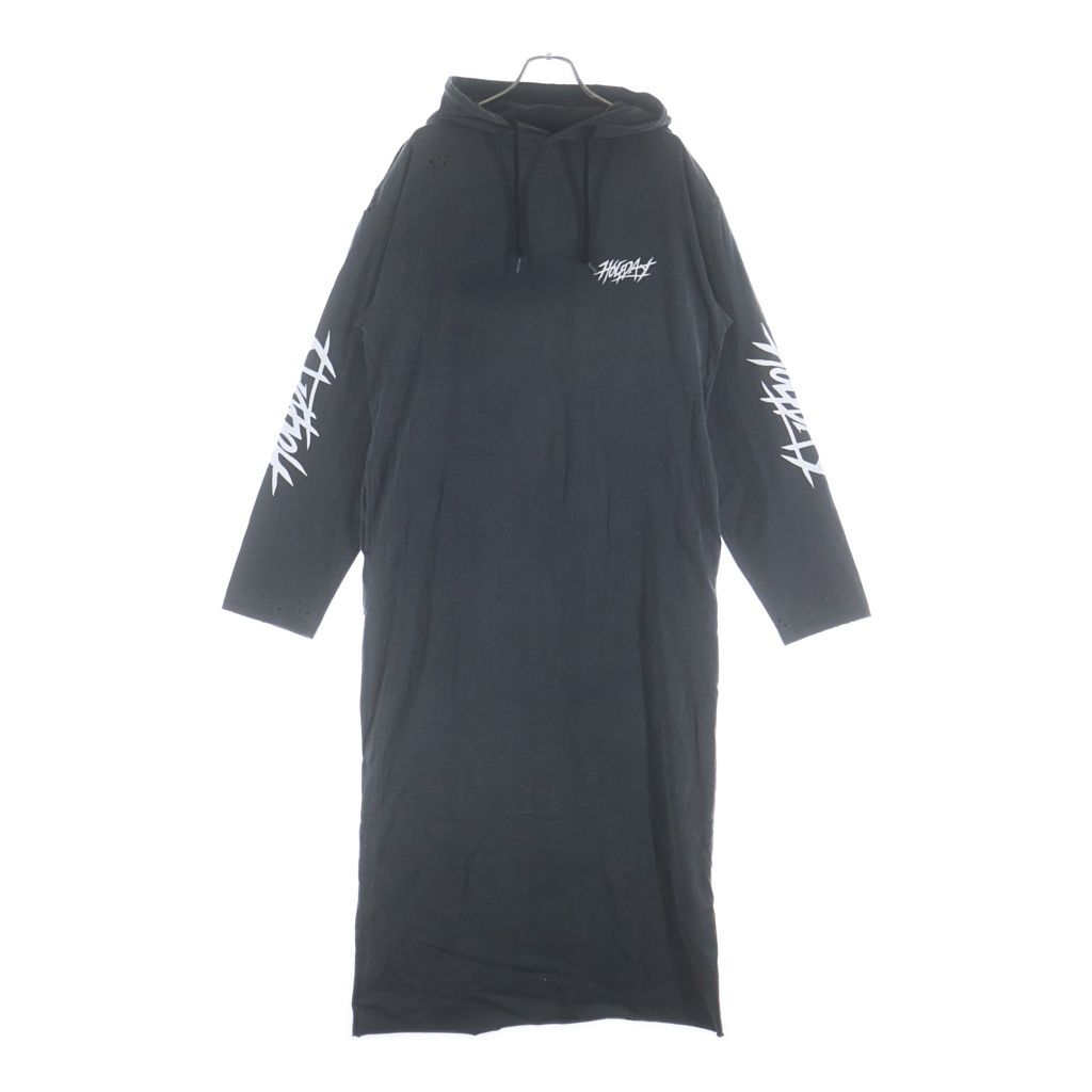パーカー HOLIDAY  SUPER FINE DRY DAMAGE HOLIDAY (ホリデイ) SUPER FINE DRY DAMAGE L/S HOODED DRESS スーパー