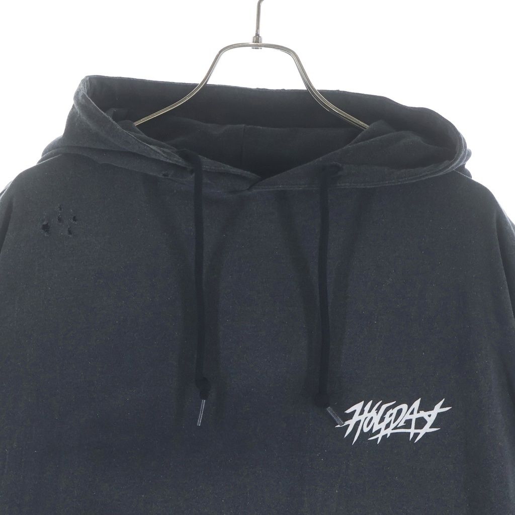 パーカー HOLIDAY  SUPER FINE DRY DAMAGE HOLIDAY (ホリデイ) SUPER FINE DRY DAMAGE L/S HOODED DRESS スーパー