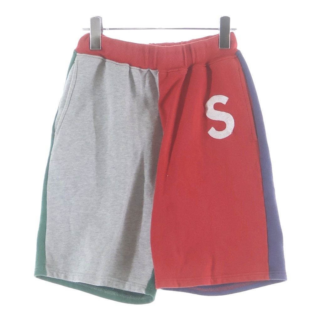 SUPREME (シュプリーム) 19SS S Logo Colorblocked Sweatshort SUPREME (シュプリーム) 19SS S Logo Colorblocked Sweatshort