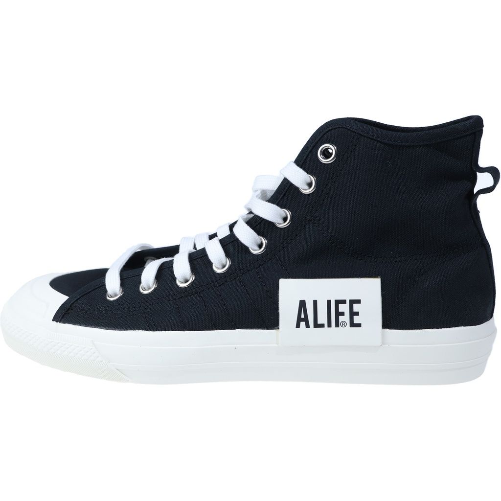 adidas (アディダス) ×ALIFE CONSORTIUM NIZZA HI エーライフ コンソーシアム ニッツァ ハイカットスニーカー ブラック US11/29cm FX2623
