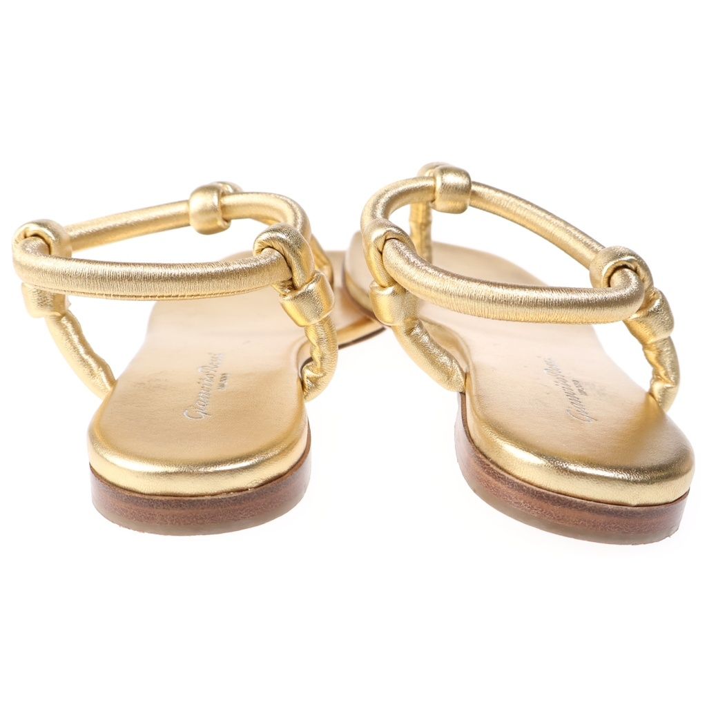 Gianvito Rossi (ジャンヴィト・ロッシ) アンクルストラップ フラット