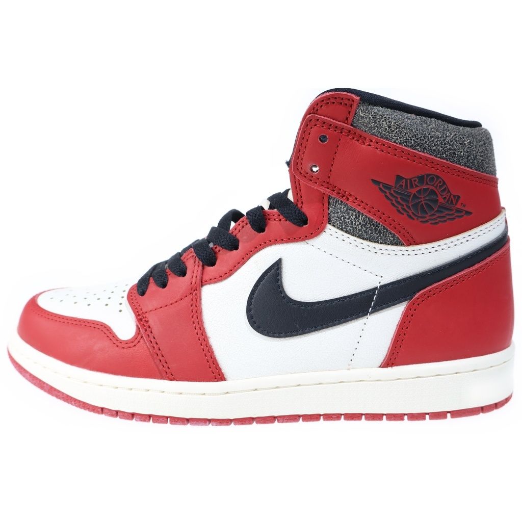 NIKE (ナイキ) AIR JORDAN 1 HIGH OG DZ5485-612 エアジョーダン1 ロスト&ファウンド シカゴ ハイカットスニーカー US9/27.0cm ホワイト/レッド