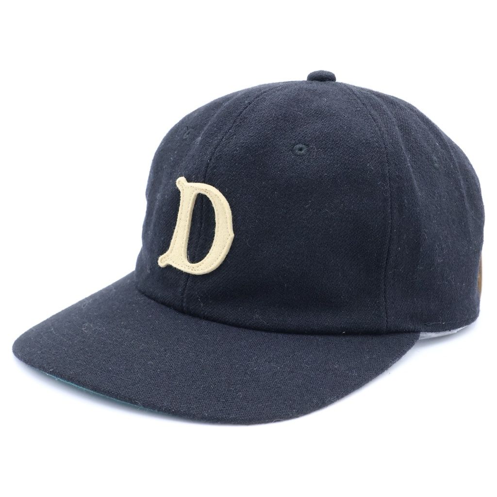 THE H.W.DOG&CO (ドッグアンドコー) BASEBALL CAP ロゴパッチ ベースボールキャップ 帽子 ブラック