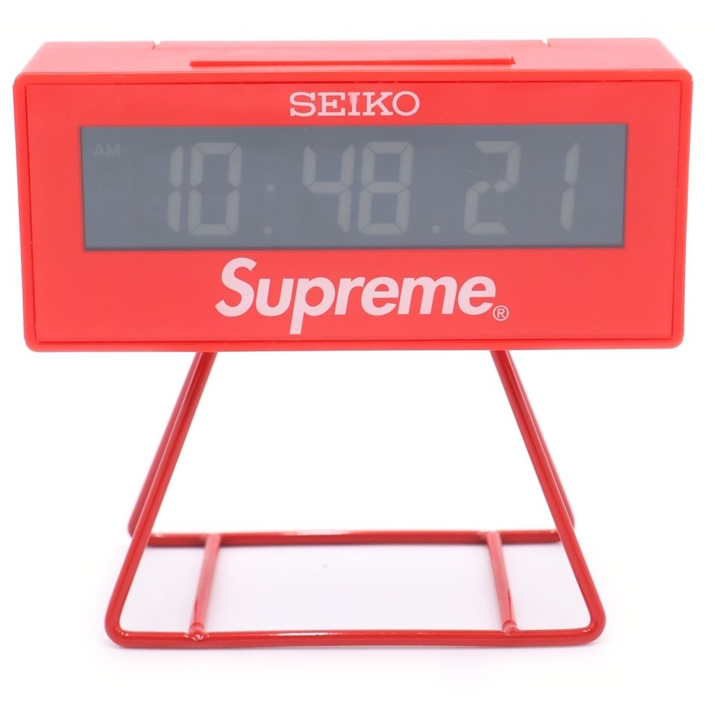 SUPREME (シュプリーム) 21SS×SEIKO Marathon Clock セイコー 時計 マラソンクロック レッド