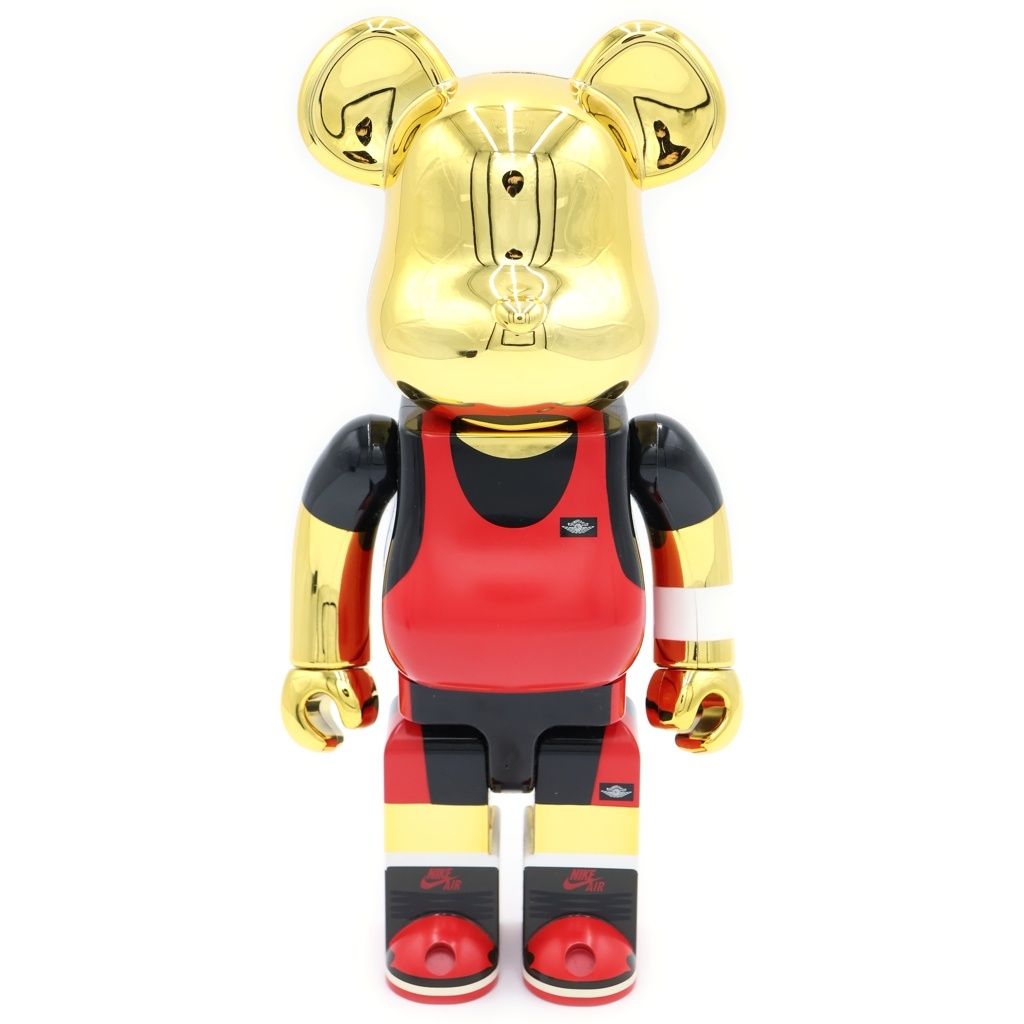 MEDICOM TOY (メディコムトイ) BE@RBRICK Michael Jordan 1985 AIR JORDAN 400% ベアブリック マイケルジョーダン 400% フィギュア 人形 ゴールド
