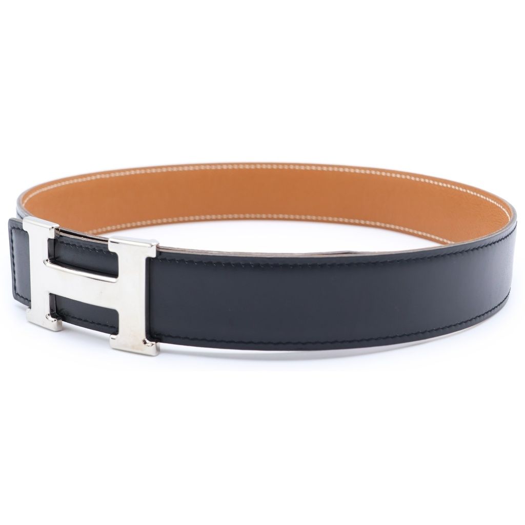 HERMES (エルメス) コンスタンス ベルト ブラウン×ブラック ボックス