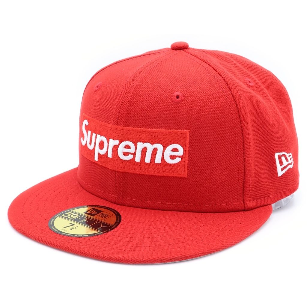 SUPREME (シュプリーム) 24SS ×NEW ERA MLB Teams Box Logo ニューエラ アトランタ ボックスロゴ ベースボールキャップ 帽子 レッド