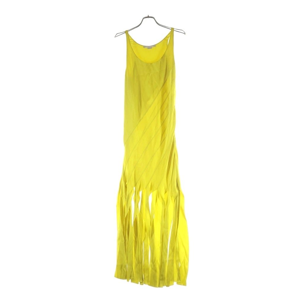 STELLA McCARTNEY (ステラマッカートニー) フリンジマキシドレス 6A0147 レディース イエロー