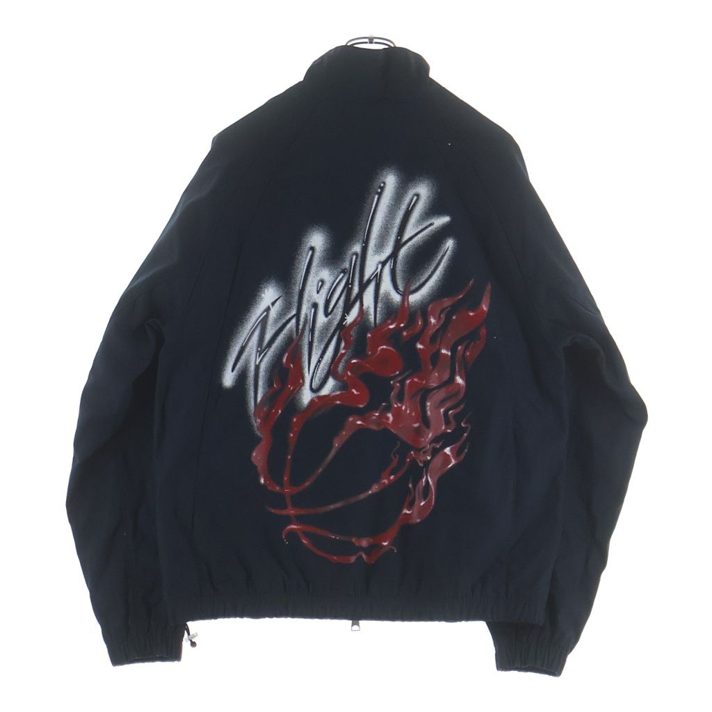 NIKE (ナイキ) 22AW ×TRAVIS SCOTT M J TS WVN JKT トラヴィススコット バックプリント ウーブン ブルゾンジャケット ブラック DO4095-010