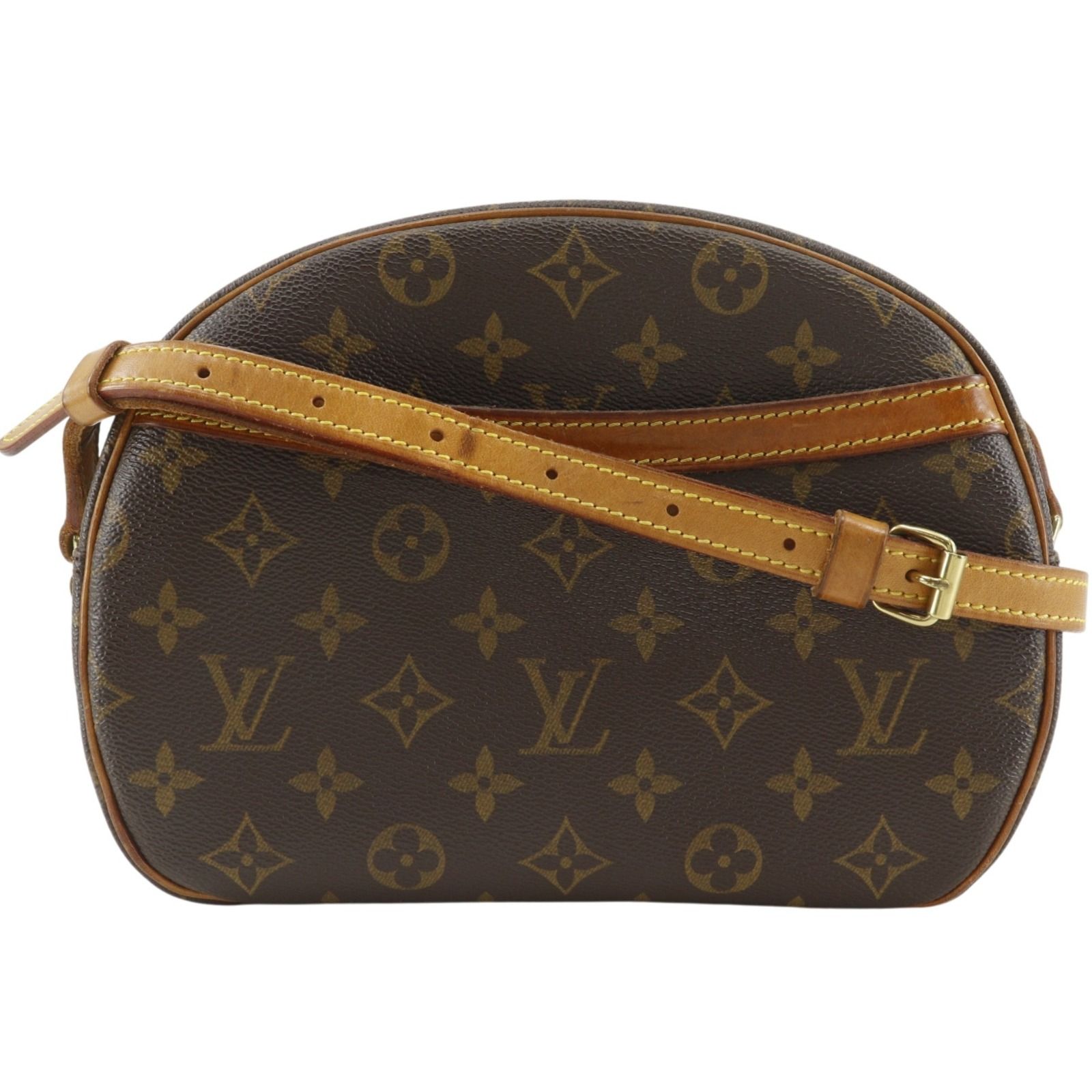 【LOUIS VUITTON】ルイ・ヴィトン ブロワ ヴィンテージ M51221 モノグラムキャンバス 茶 NO0967 レディース ショルダーバッグ