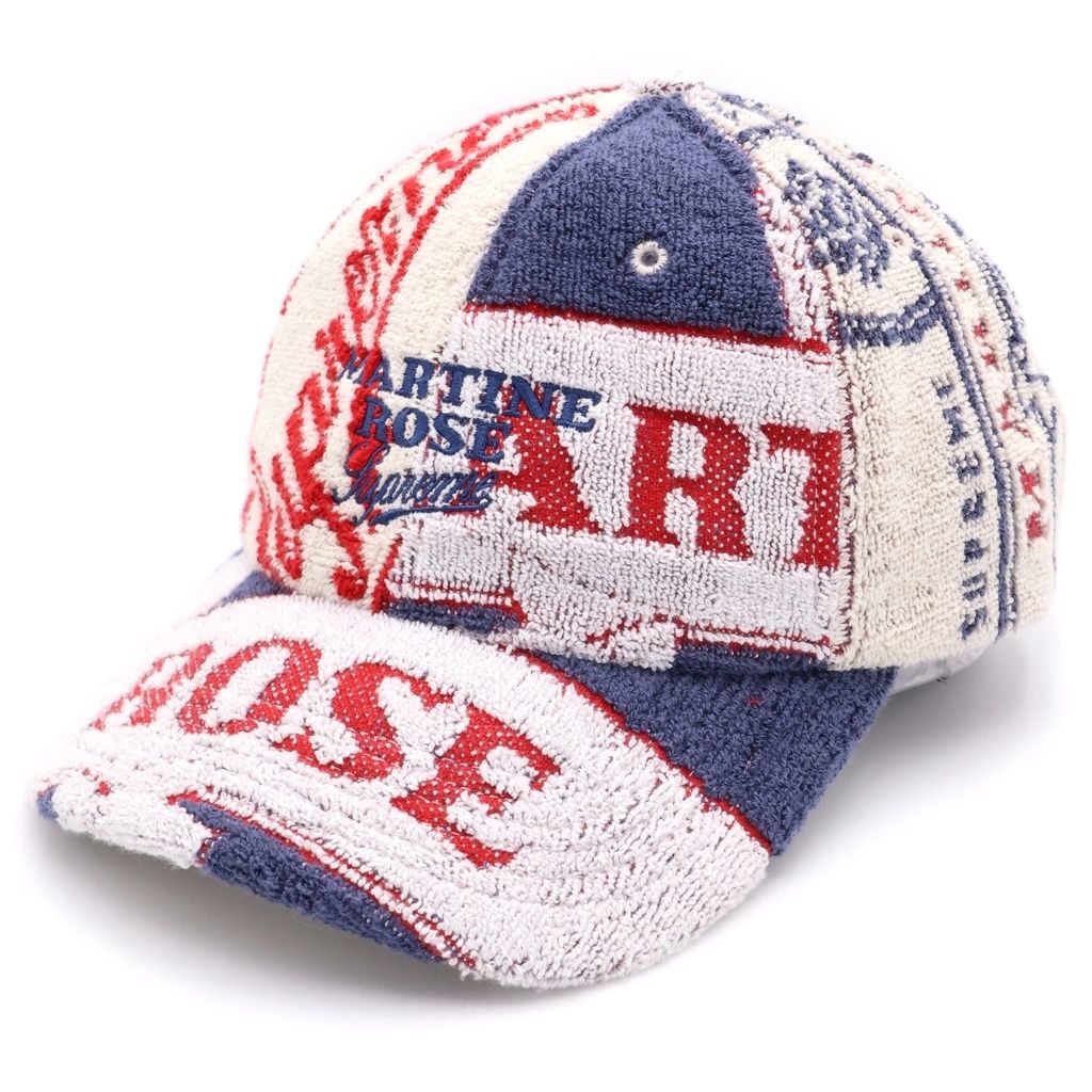 SUPREME (シュプリーム) 24AW ×Martine Rose Towel 6-Panel マーティンローズ タオル 6パネルキャップ 帽子 マルチ