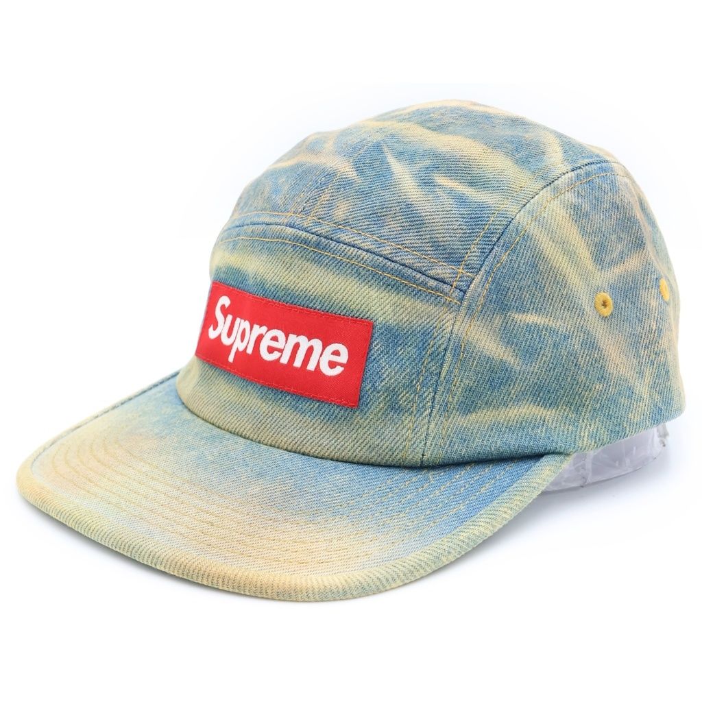 SUPREME (シュプリーム) 25AW Denim Camp Cap ボックスロゴ デニム キャンプキャップ 帽子 インディゴ