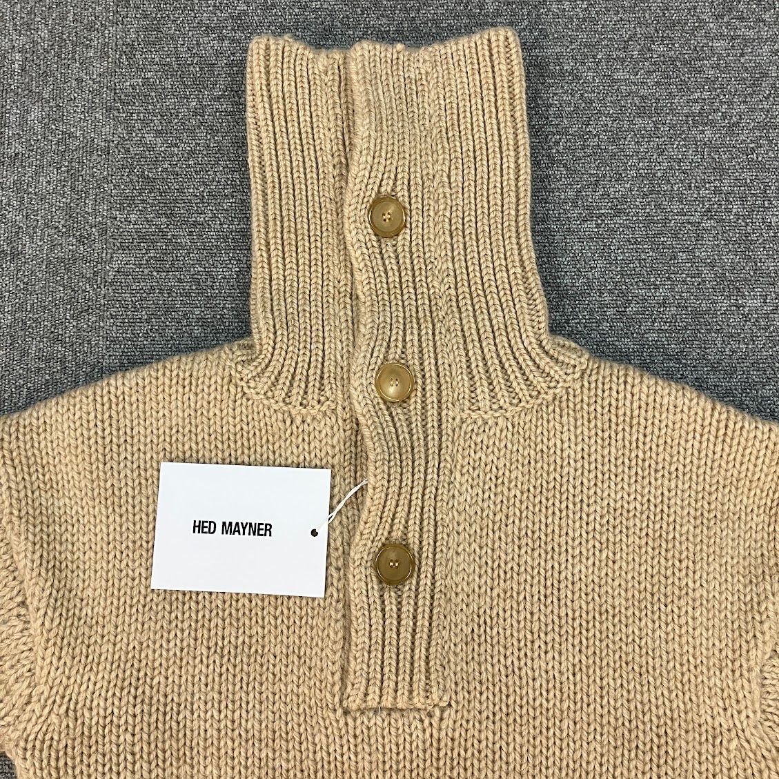 ヘドメイナー HED MAYNER 23AW タートルネック ハイネック ニット