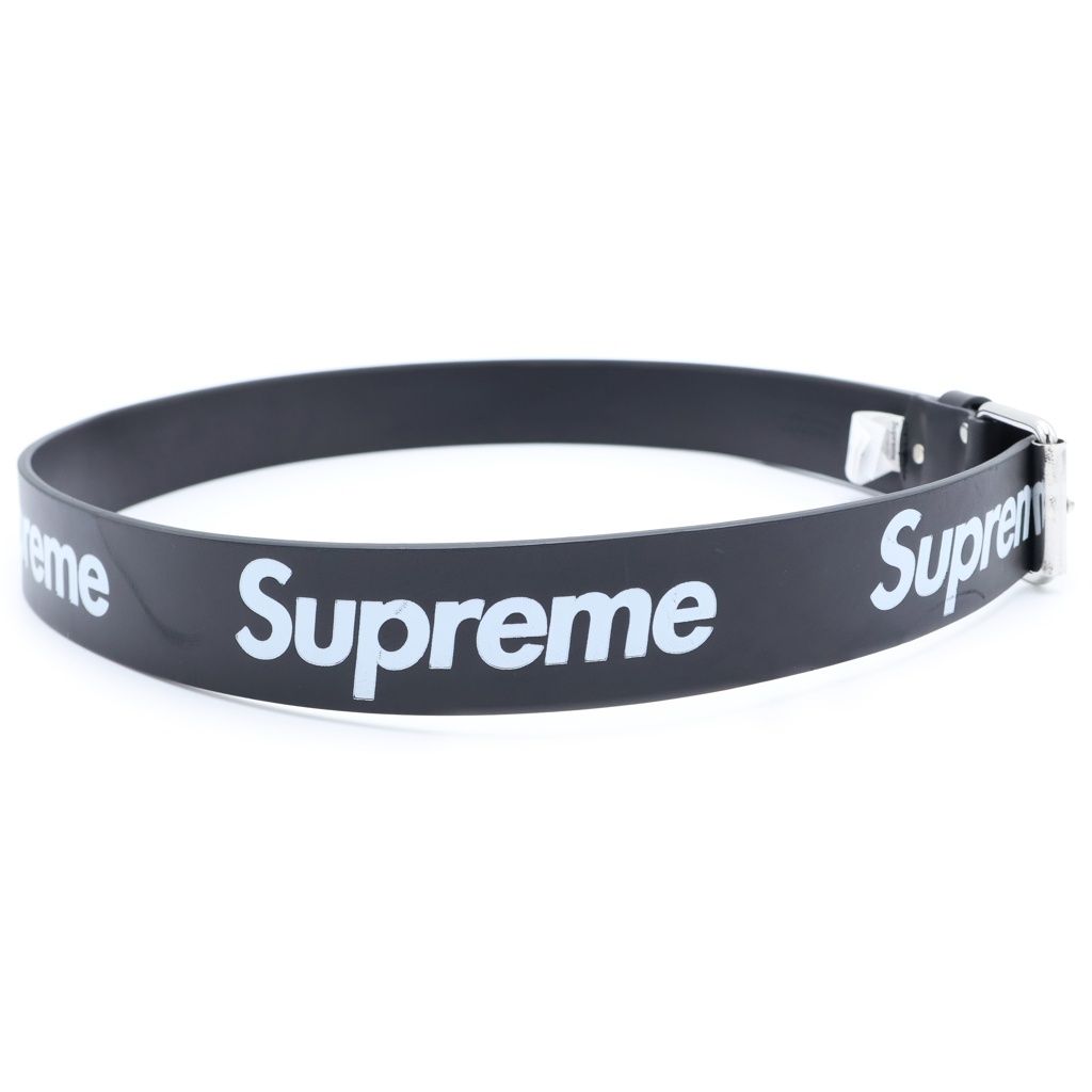 Supreme シュプリーム Repeat Leather Belt 黒  SM シュプリーム リピート レザーベルト ブラック - SS22 - JP