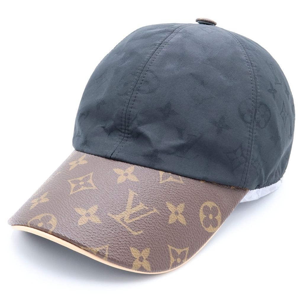 LOUIS VUITTON (ルイヴィトン) LV ゲットレディー モノグラム ベースボールキャップ 帽子 ブラック/ブラウン M76529 AL1220
